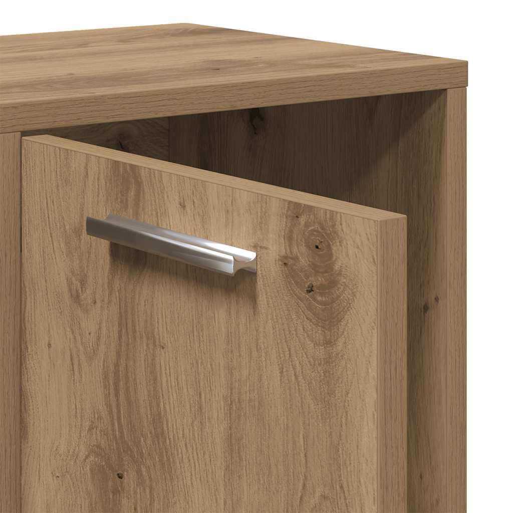 vidaXL Bookshelf Artisan Oak 90x28x90 cm Engineered Wood