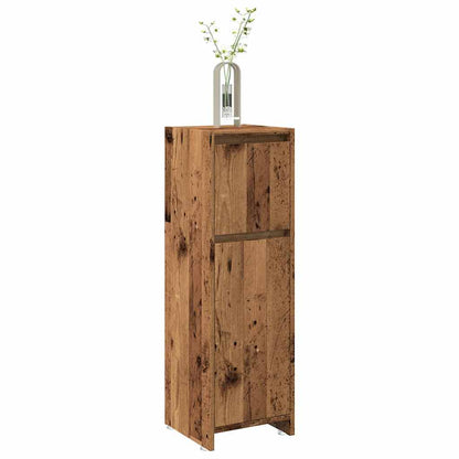 vidaXL Bathroom Cabinet Old Wood 30x30x95 cm Engineered Wood