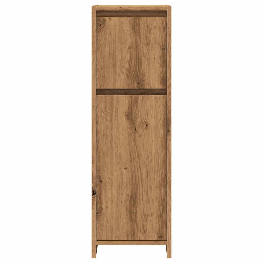 vidaXL Bathroom Cabinet Artisan Oak 30x30x95 cm Engineered Wood