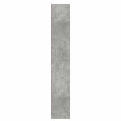 vidaXL Bathroom Cabinet Concrete Grey 30x30x183.5 cm Engineered Wood