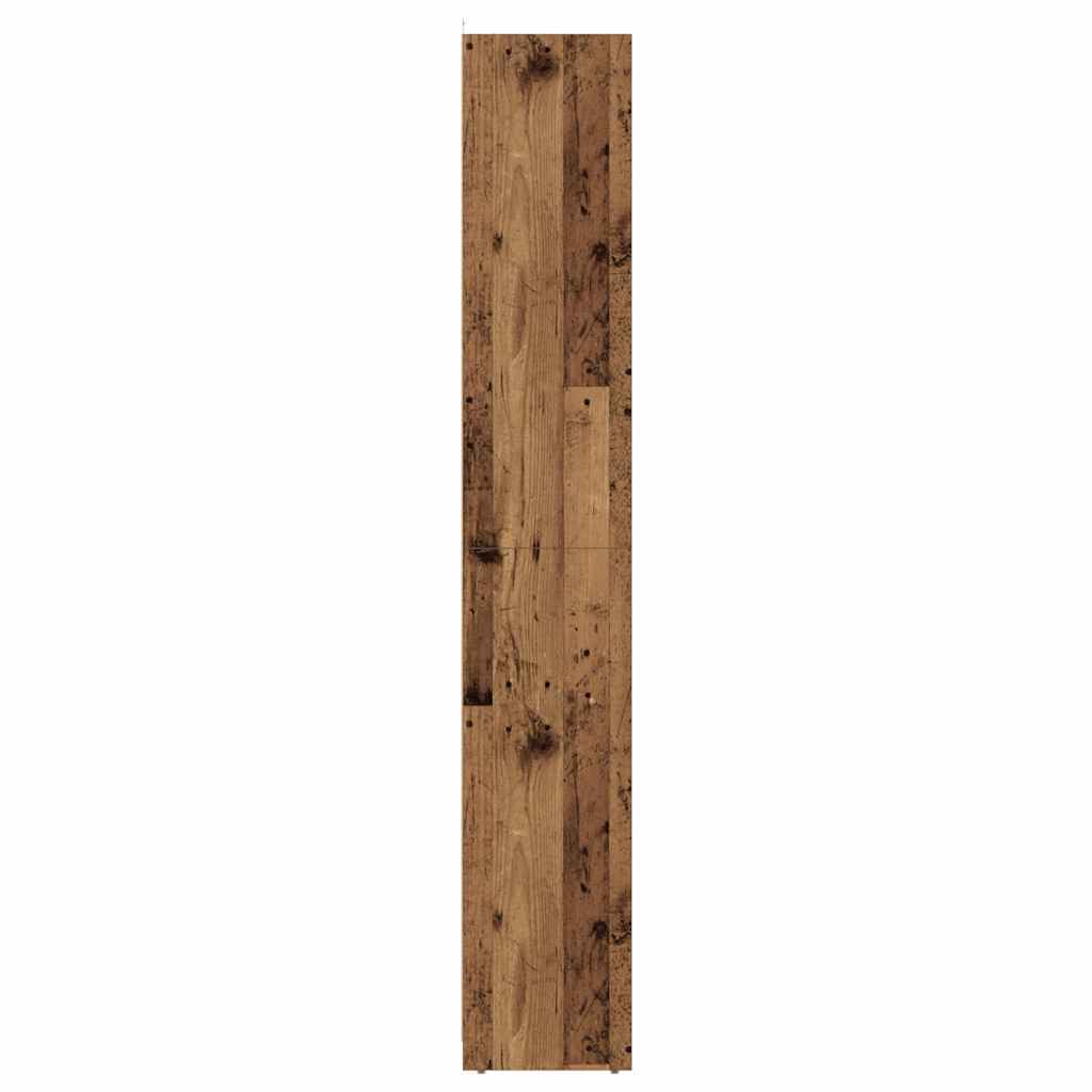 vidaXL Bathroom Cabinet Old Wood 30x30x183,5 cm Engineered Wood