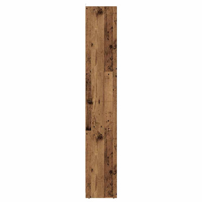 vidaXL Bathroom Cabinet Old Wood 30x30x183,5 cm Engineered Wood