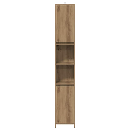 vidaXL Bathroom Cabinet Artisan Oak 30x30x183,5 cm Engineered Wood