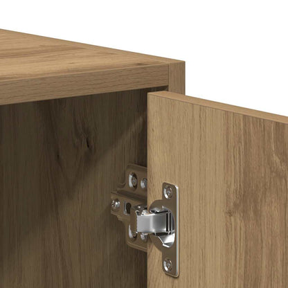 vidaXL Bathroom Cabinet Artisan Oak 30x30x183,5 cm Engineered Wood