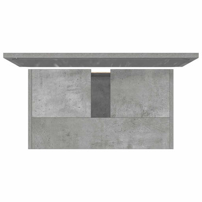 vidaXL 2 Piece Bathroom Furniture Set Concrete Grey Engineered Wood