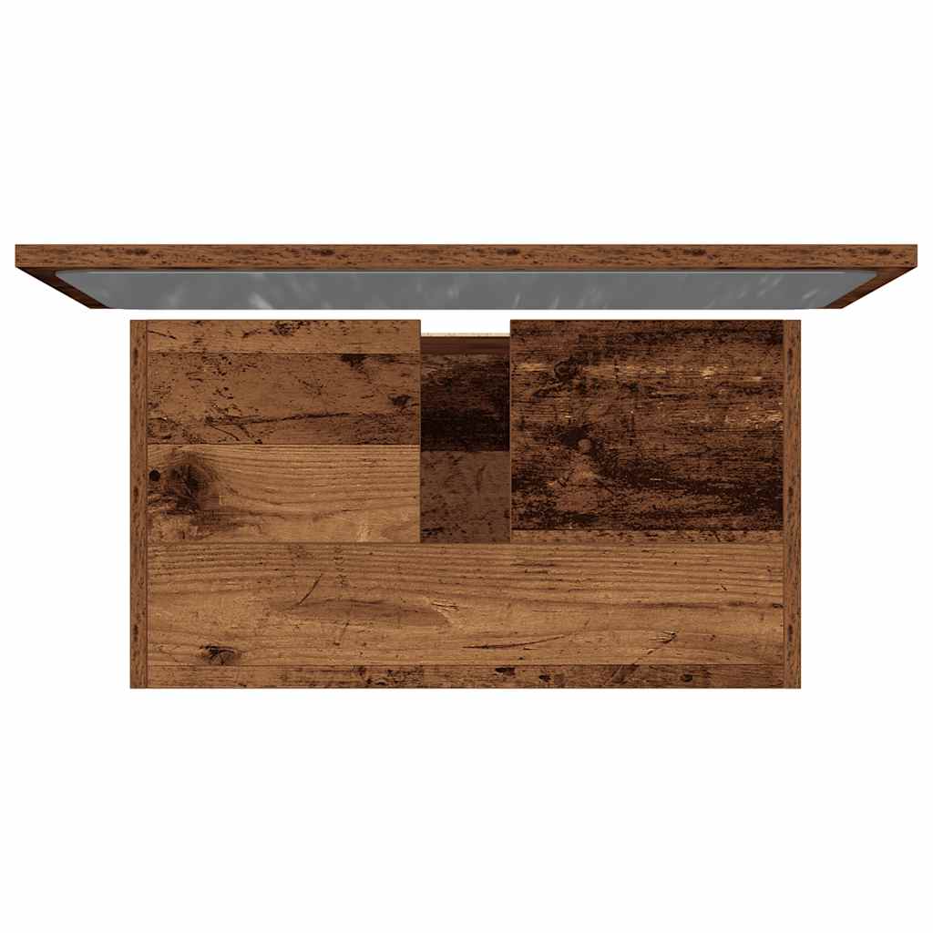 vidaXL 2 Piece Bathroom Furniture Set Old Wood Engineered Wood
