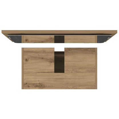 vidaXL 2 Piece Bathroom Furniture Set Artisan Oak Engineered Wood