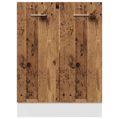 vidaXL Bottom Cabinet Lyon Old Wood 60x46x81.5 cm Engineered Wood
