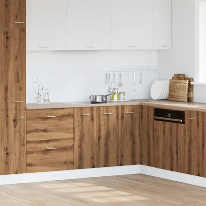vidaXL Bottom Cabinet Lyon Artisan Oak 60x46x81.5 cm Engineered Wood