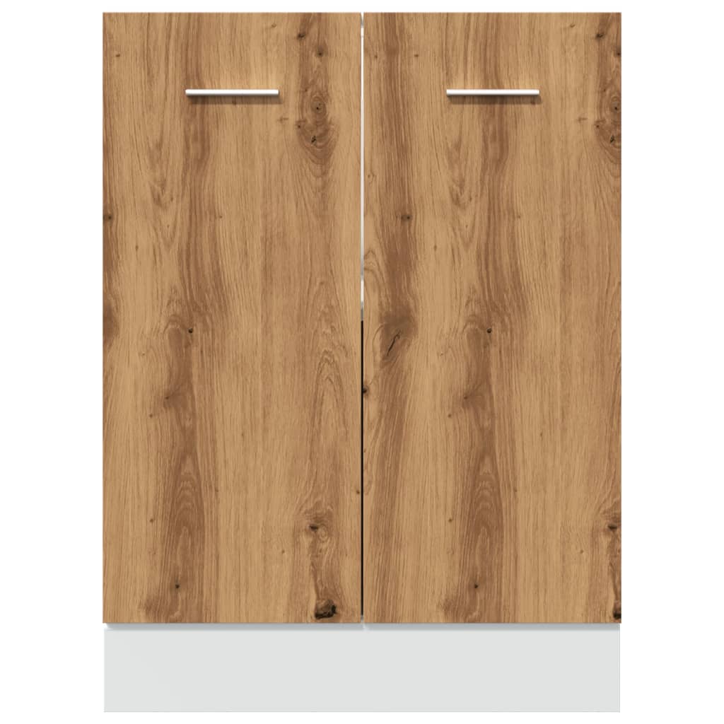 vidaXL Bottom Cabinet Lyon Artisan Oak 60x46x81.5 cm Engineered Wood