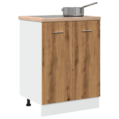 vidaXL Bottom Cabinet Lyon Artisan Oak 60x46x81.5 cm Engineered Wood