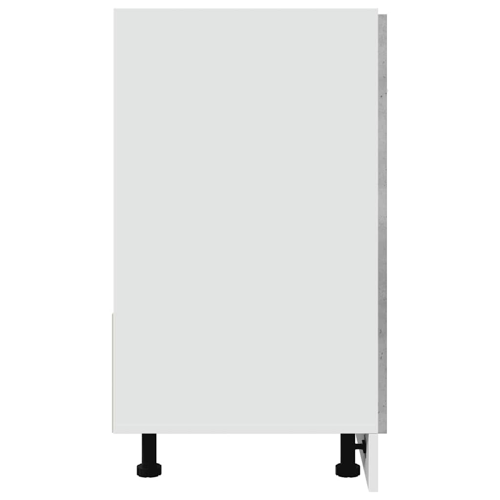 vidaXL Sink Bottom Cabinet Lyon Concrete Grey 80x46x81.5 cm Engineered Wood