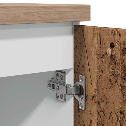vidaXL Sink Bottom Cabinet Lyon Old Wood 80x46x81.5 cm Engineered Wood