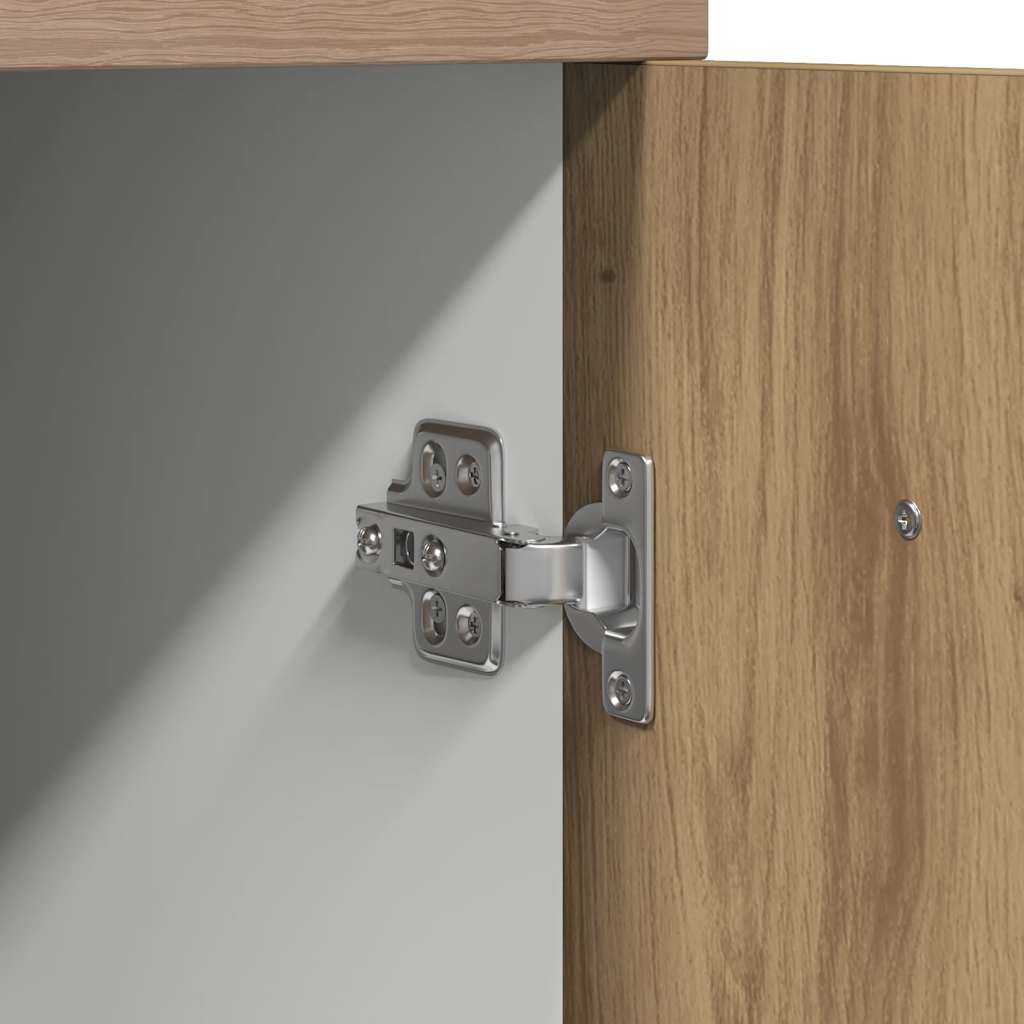 vidaXL Sink Bottom Cabinet "Lyon" Artisan Oak 80x46x81,5 cm Engineered Wood