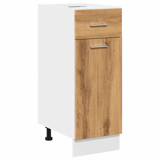 vidaXL Drawer Bottom Cabinet Lyon Artisan Oak 30x46x81.5 cm Engineered Wood