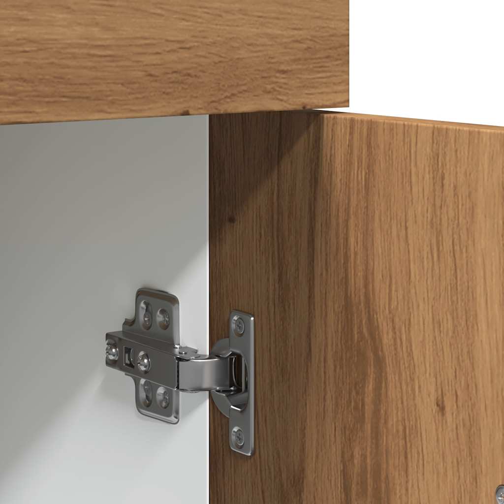 vidaXL Drawer Bottom Cabinet Lyon Artisan Oak 30x46x81.5 cm Engineered Wood