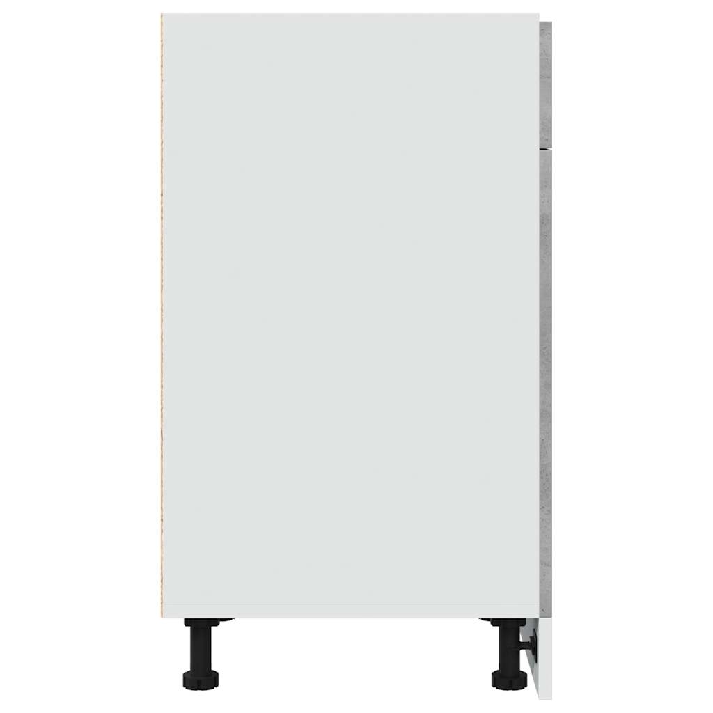 vidaXL Drawer Bottom Cabinet Lyon Concrete Grey 40x46x81.5 cm Engineered Wood