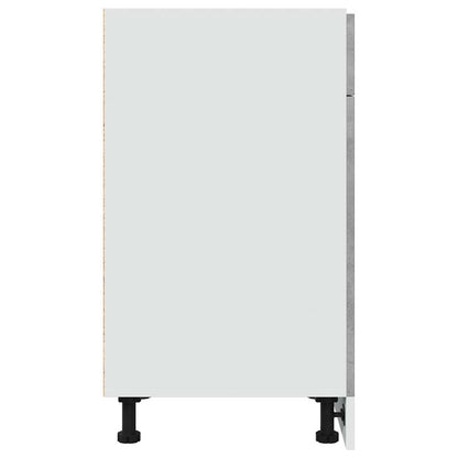vidaXL Drawer Bottom Cabinet Lyon Concrete Grey 40x46x81.5 cm Engineered Wood