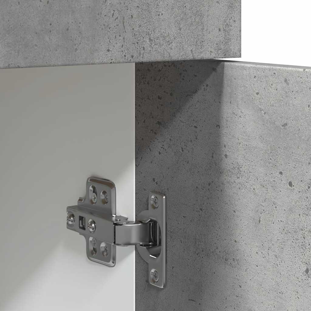 vidaXL Drawer Bottom Cabinet Lyon Concrete Grey 40x46x81.5 cm Engineered Wood