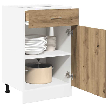 vidaXL Drawer Bottom Cabinet Lyon Artisan Oak 40x46x81.5 cm Engineered Wood