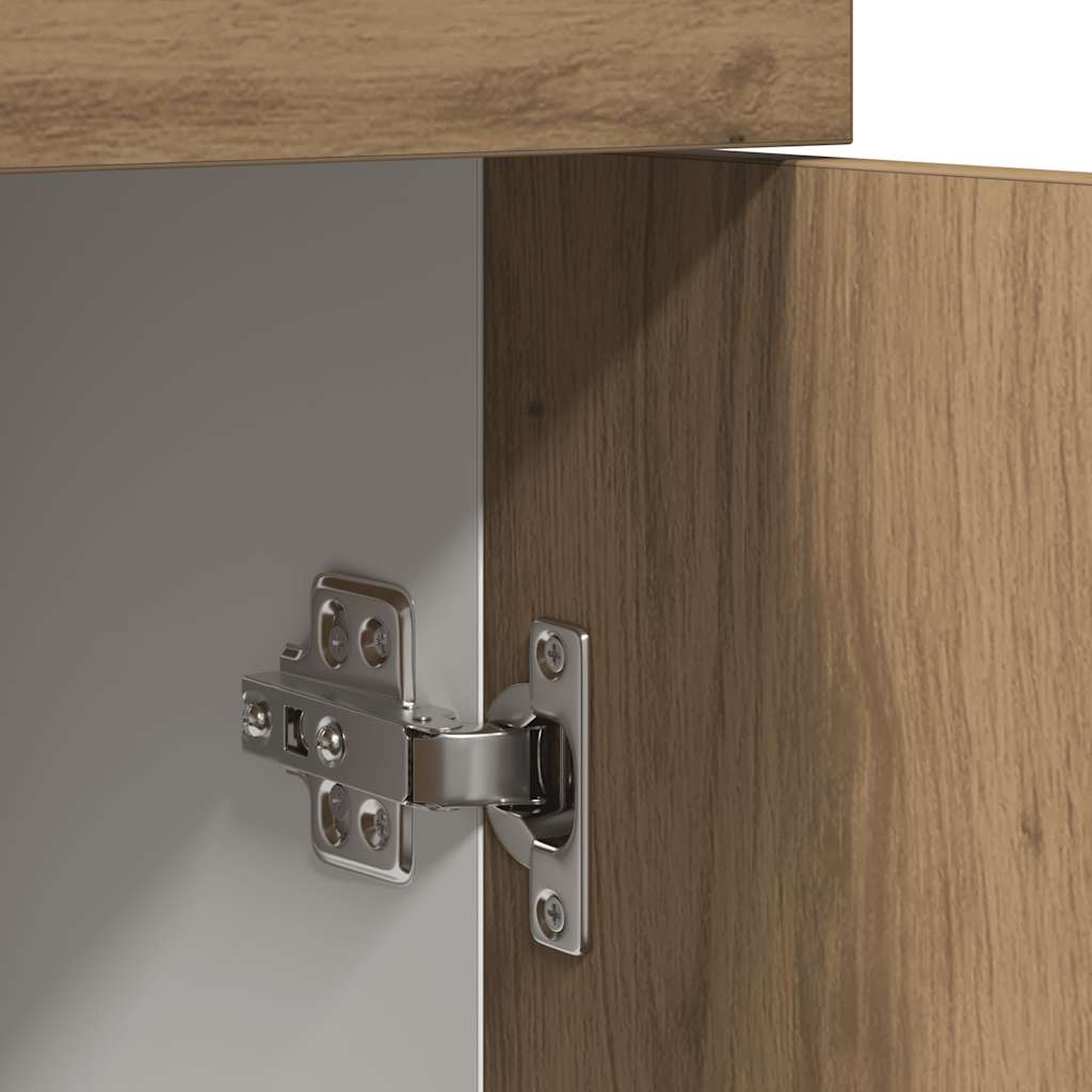 vidaXL Drawer Bottom Cabinet "Lyon" Artisan Oak 40x46x81,5 cm Engineered Wood