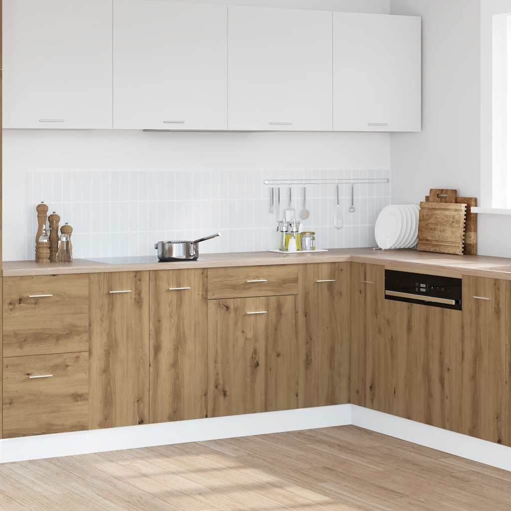vidaXL Drawer Bottom Cabinet "Lyon" Artisan Oak 40x46x81,5 cm Engineered Wood