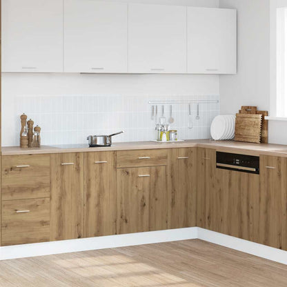 vidaXL Drawer Bottom Cabinet "Lyon" Artisan Oak 40x46x81,5 cm Engineered Wood