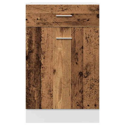 vidaXL Drawer Bottom Cabinet Lyon Old Wood 50x46x81.5 cm Engineered Wood