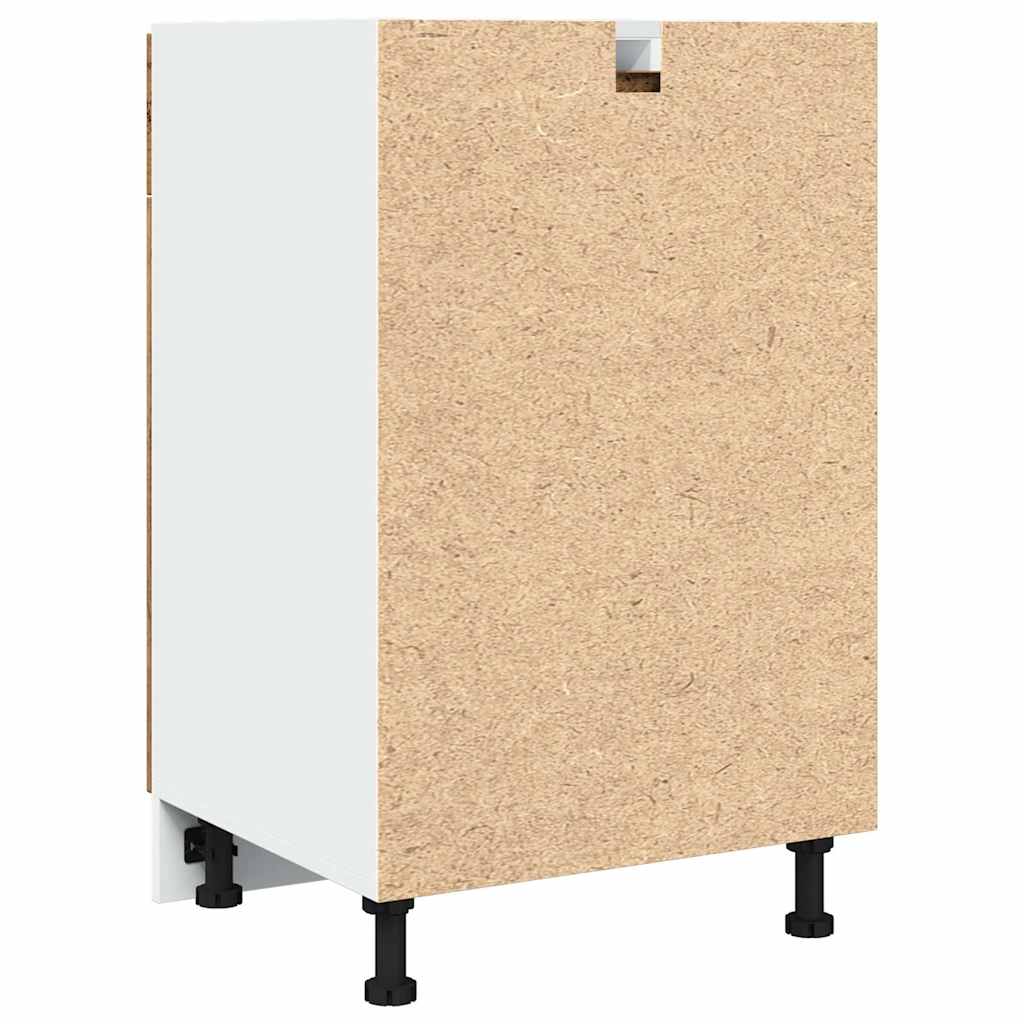 vidaXL Drawer Bottom Cabinet Lyon Old Wood 50x46x81.5 cm Engineered Wood