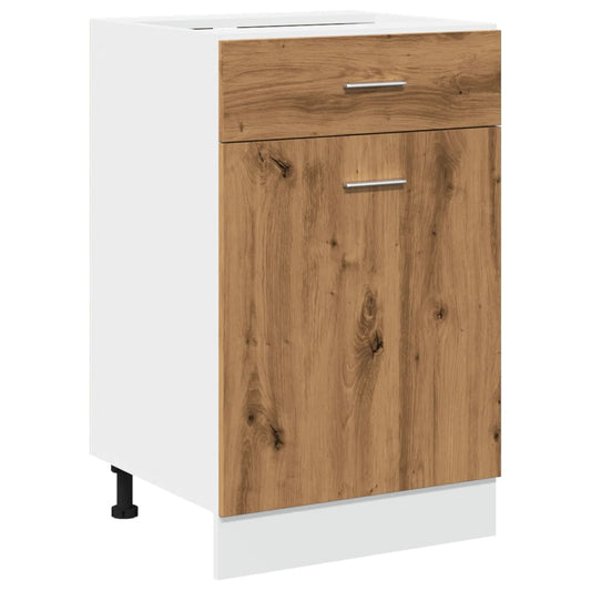 vidaXL Drawer Bottom Cabinet Lyon Artisan Oak 50x46x81.5 cm Engineered Wood