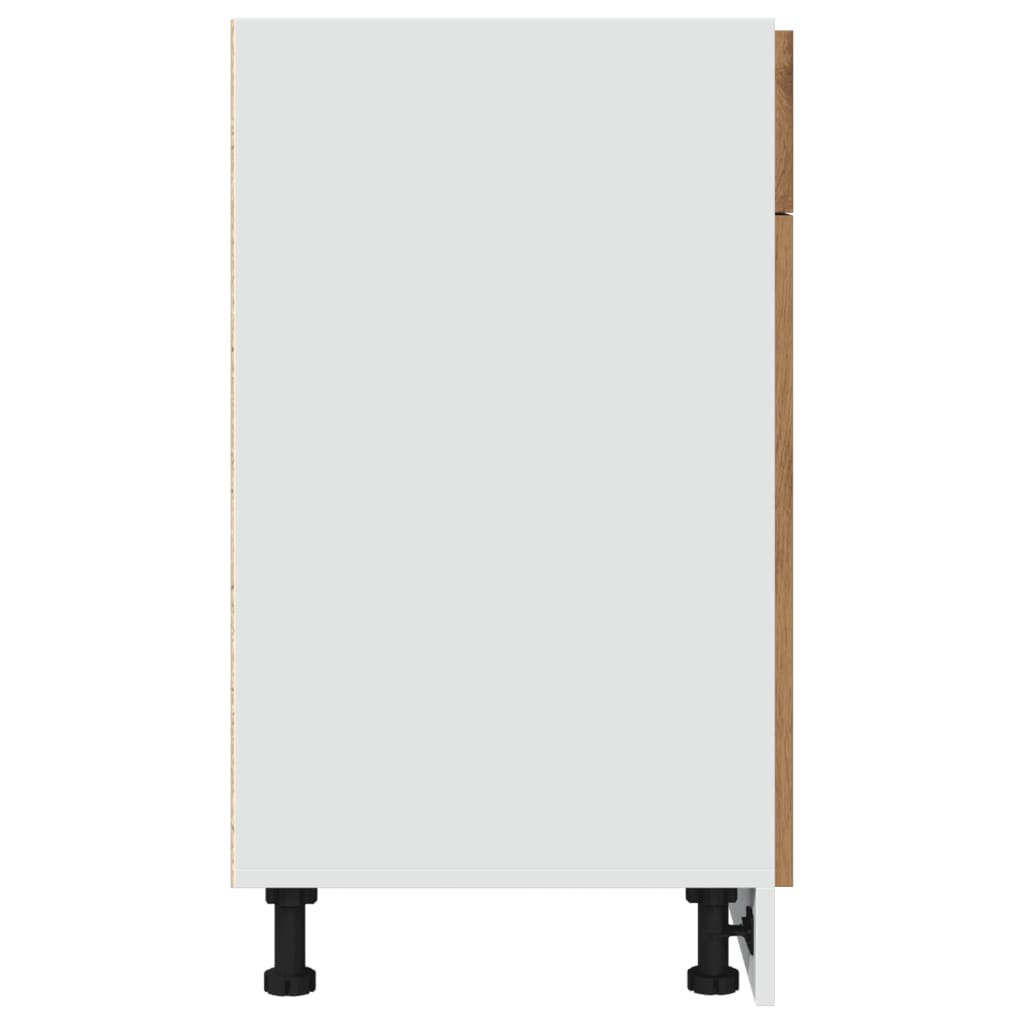 vidaXL Drawer Bottom Cabinet Lyon Artisan Oak 50x46x81.5 cm Engineered Wood