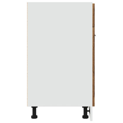 vidaXL Drawer Bottom Cabinet Lyon Old Wood 60x46x81.5 cm Engineered Wood