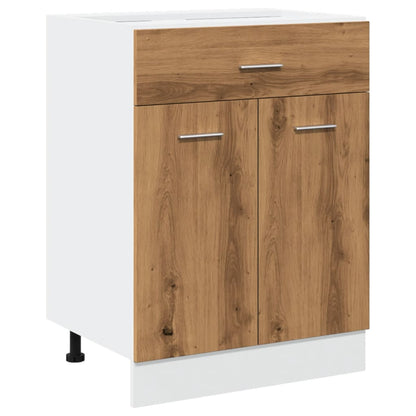vidaXL Drawer Bottom Cabinet Lyon Artisan Oak 60x46x81.5 cm Engineered Wood