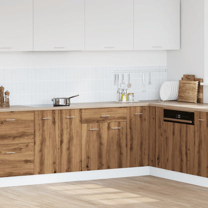 vidaXL Drawer Bottom Cabinet Lyon Artisan Oak 60x46x81.5 cm Engineered Wood