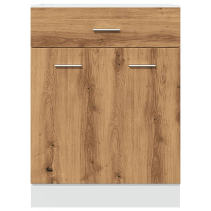 vidaXL Drawer Bottom Cabinet Lyon Artisan Oak 60x46x81.5 cm Engineered Wood