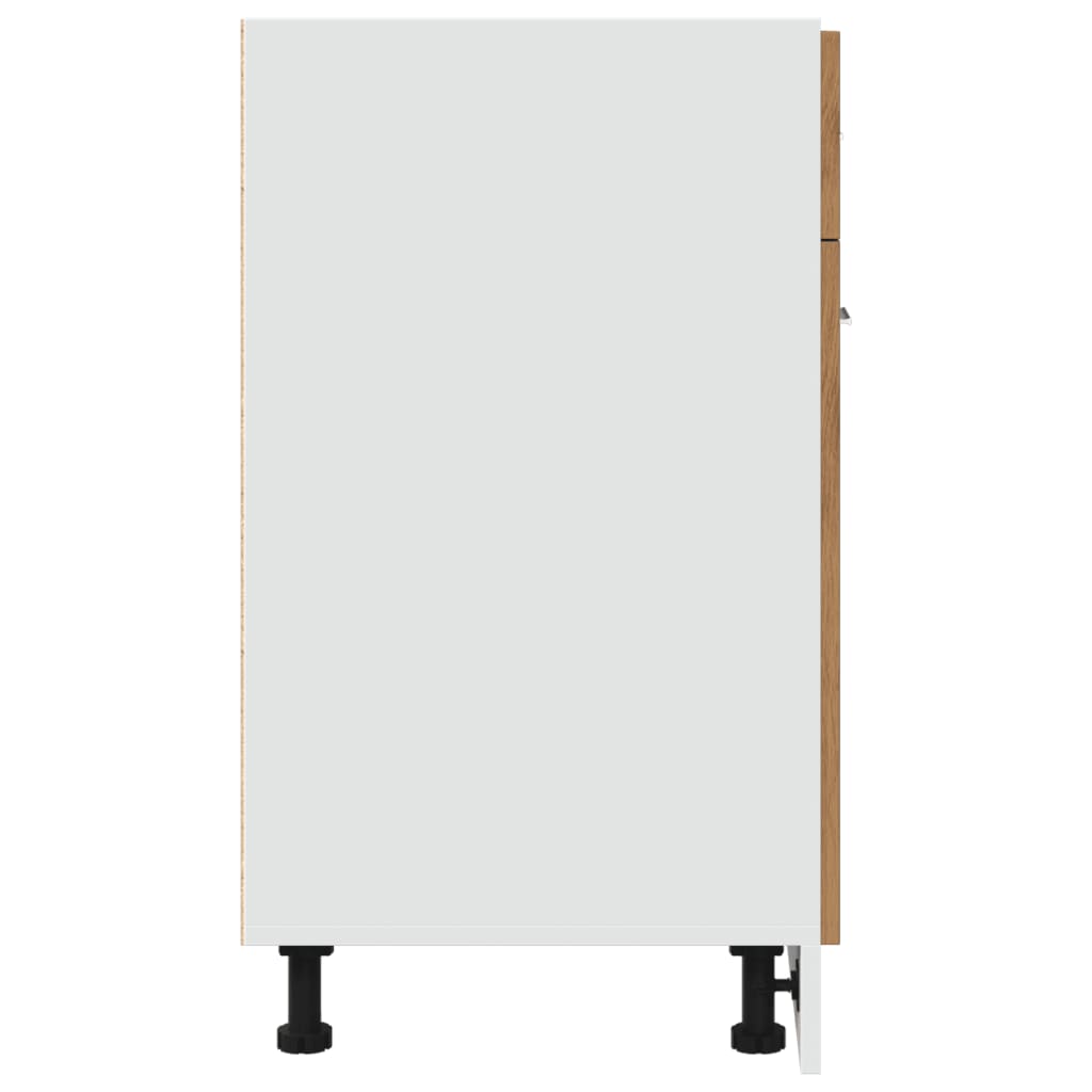 vidaXL Drawer Bottom Cabinet Lyon Artisan Oak 60x46x81.5 cm Engineered Wood