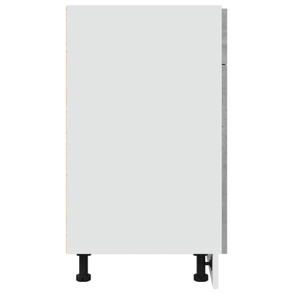 vidaXL Drawer Bottom Cabinet Lyon Concrete Grey 80x46x81.5 cm Engineered Wood