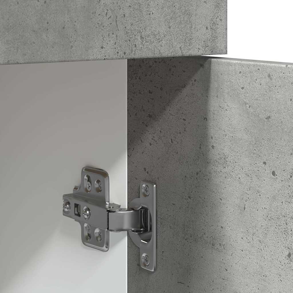 vidaXL Drawer Bottom Cabinet Lyon Concrete Grey 80x46x81.5 cm Engineered Wood