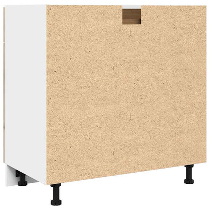 vidaXL Drawer Bottom Cabinet Lyon Artisan Oak 80x46x81.5 cm Engineered Wood