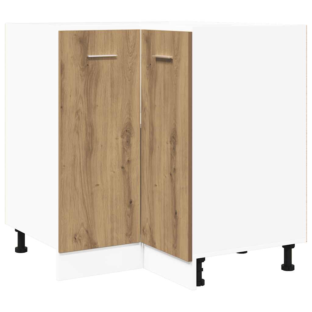 vidaXL Kitchen Cabinet Lyon Artisan Oak 75.5x75.5x81.5 cm Engineered Wood