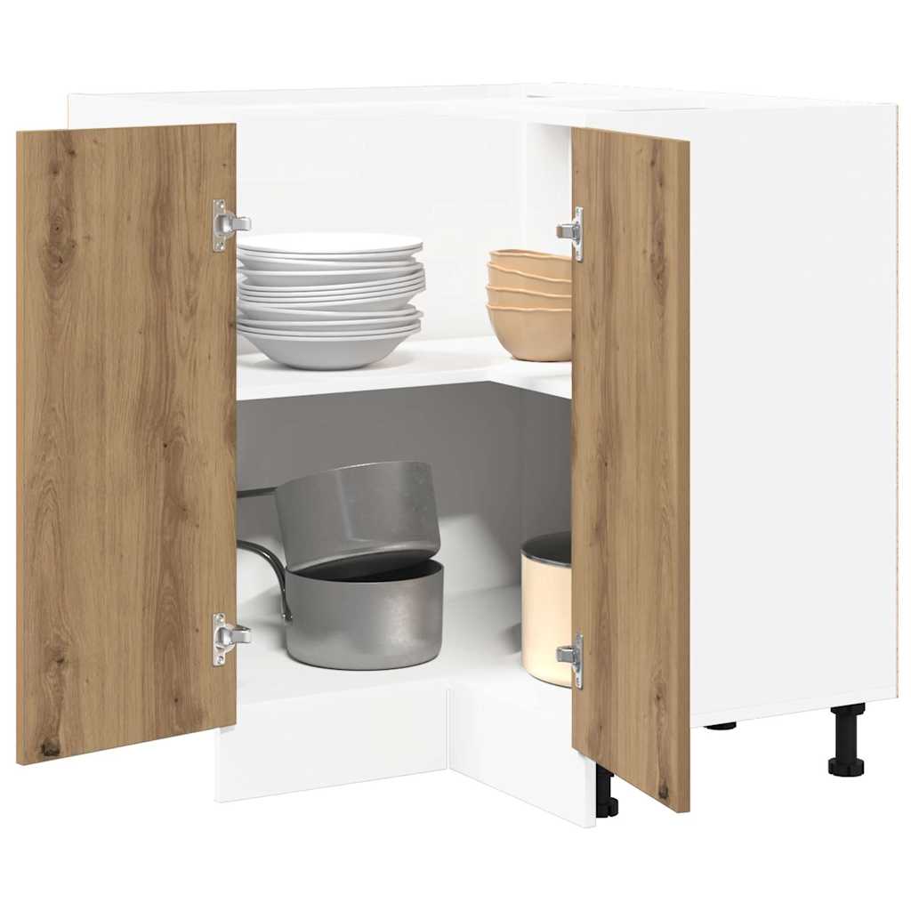 vidaXL Kitchen Cabinet "Lyon" Artisan Oak 75,5x75,5x81,5 cm Engineered Wood