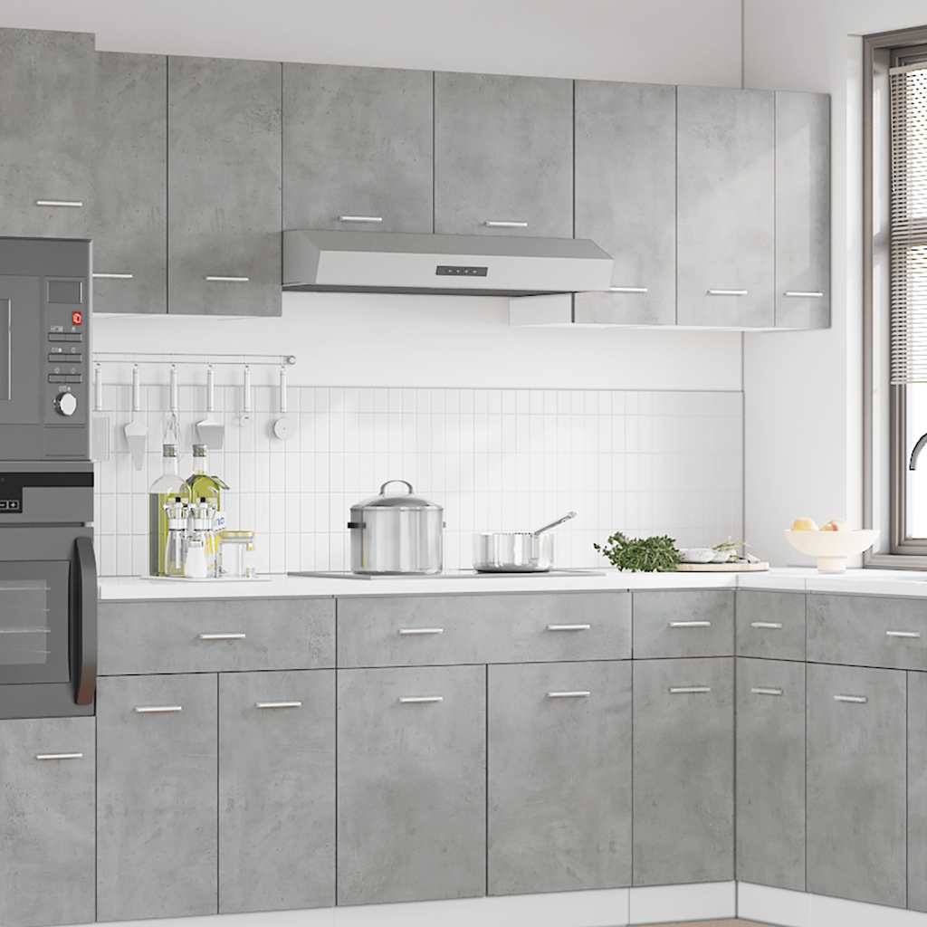 vidaXL Hanging Cabinet Lyon Concrete Grey 30x31x60 cm Engineered Wood