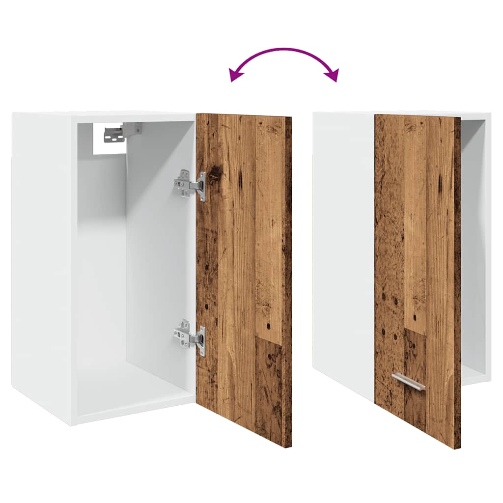 vidaXL Hanging Cabinet Lyon Old Wood 30x31x60 cm Engineered Wood
