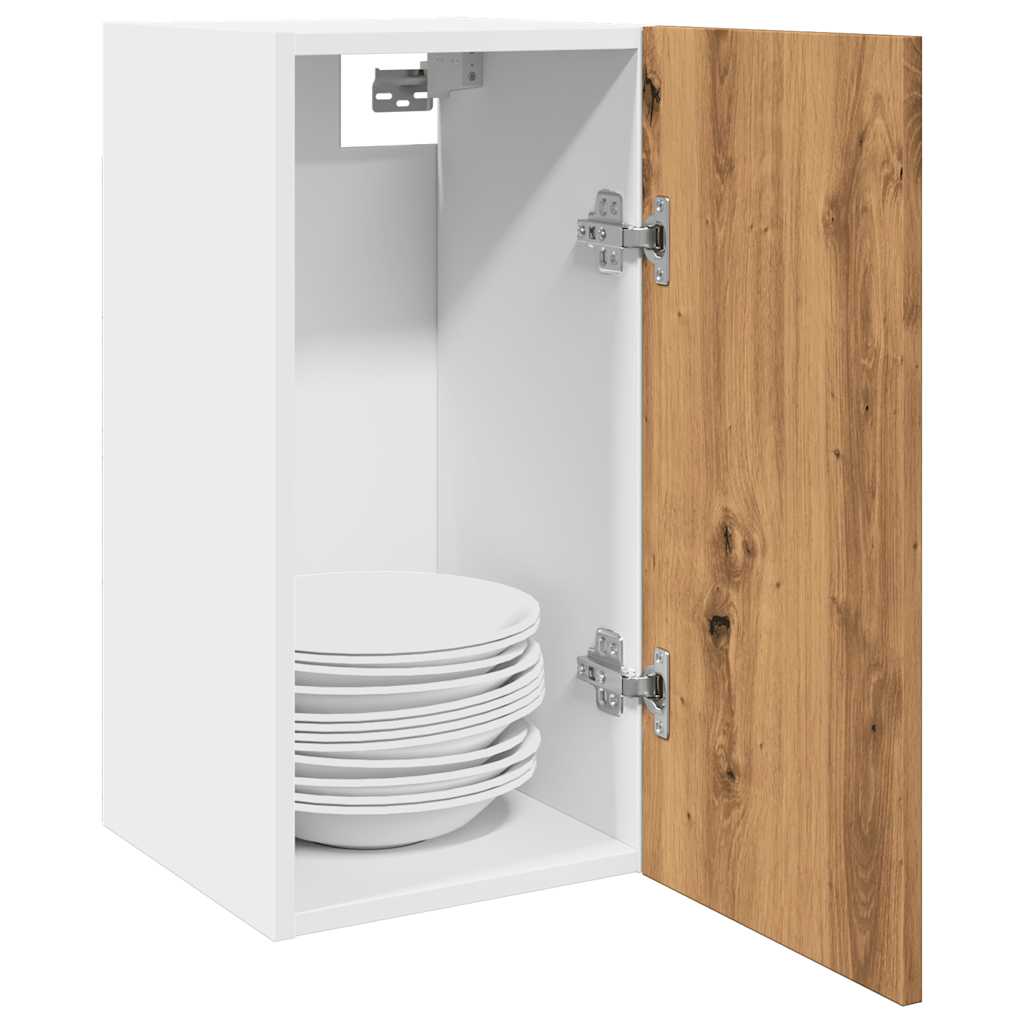 vidaXL Hanging Cabinet Lyon Artisan Oak 30x31x60 cm Engineered Wood