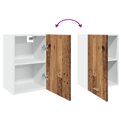 vidaXL Hanging Cabinet Lyon Old Wood 40x31x60 cm Engineered Wood