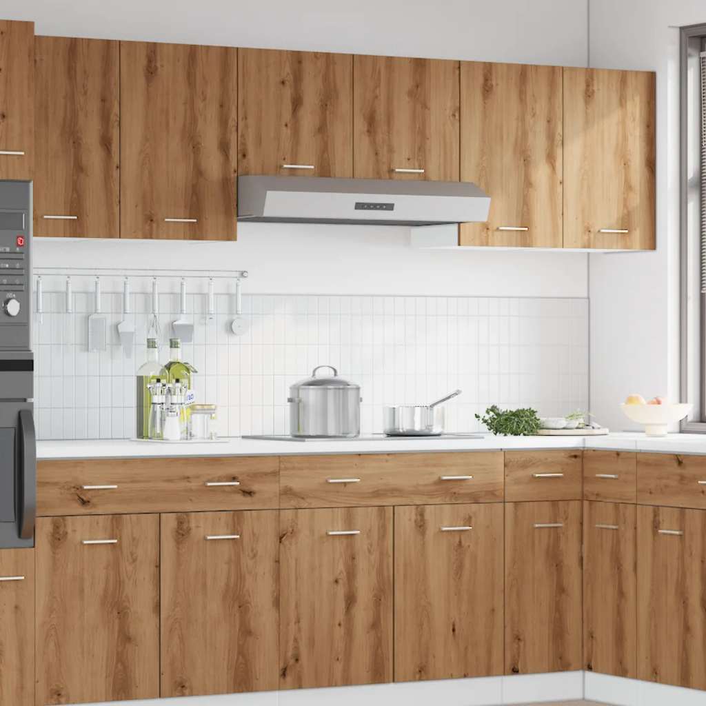 vidaXL Hanging Cabinet Lyon Artisan Oak 40x31x60 cm Engineered Wood