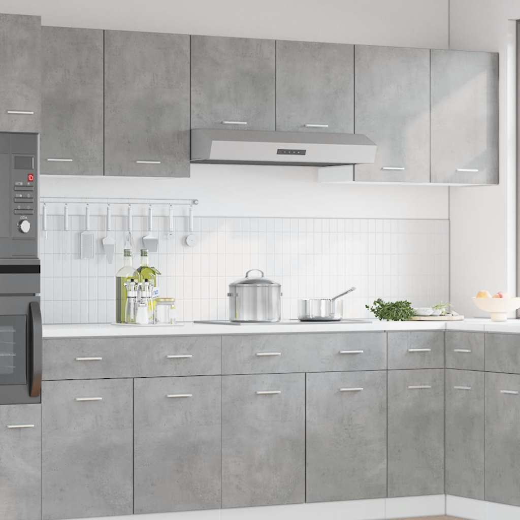 vidaXL Hanging Cabinet Lyon Concrete Grey 50x31x60 cm Engineered Wood
