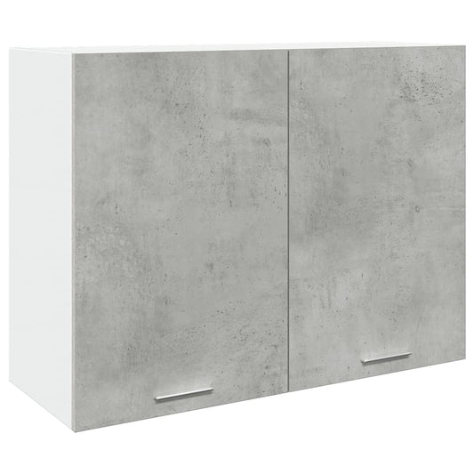 vidaXL Hanging Cabinet "Lyon" Concrete Grey 80x31x60 cm Engineered Wood