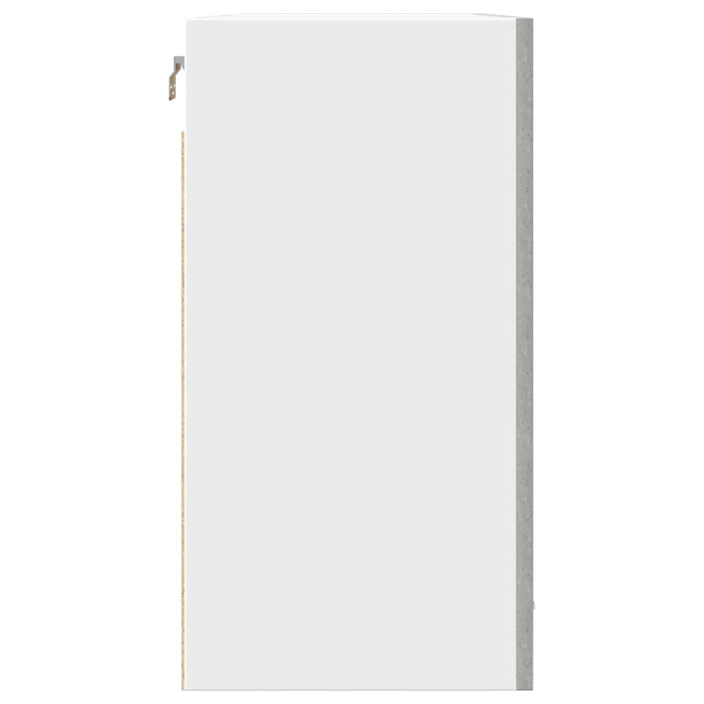 vidaXL Hanging Cabinet Lyon Concrete Grey 80x31x60 cm Engineered Wood
