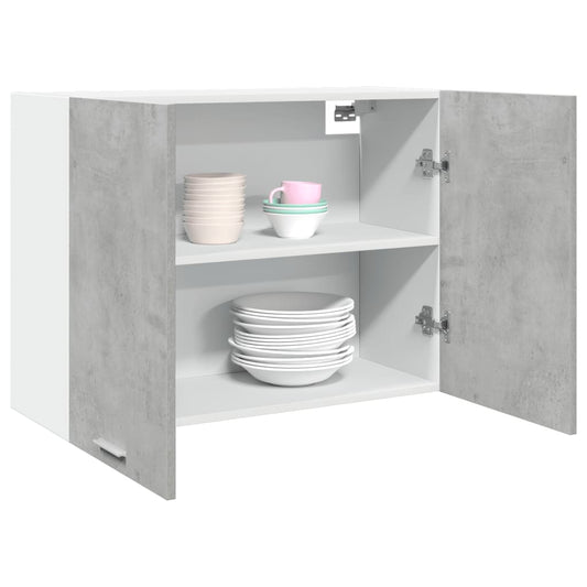 vidaXL Hanging Cabinet "Lyon" Concrete Grey 80x31x60 cm Engineered Wood